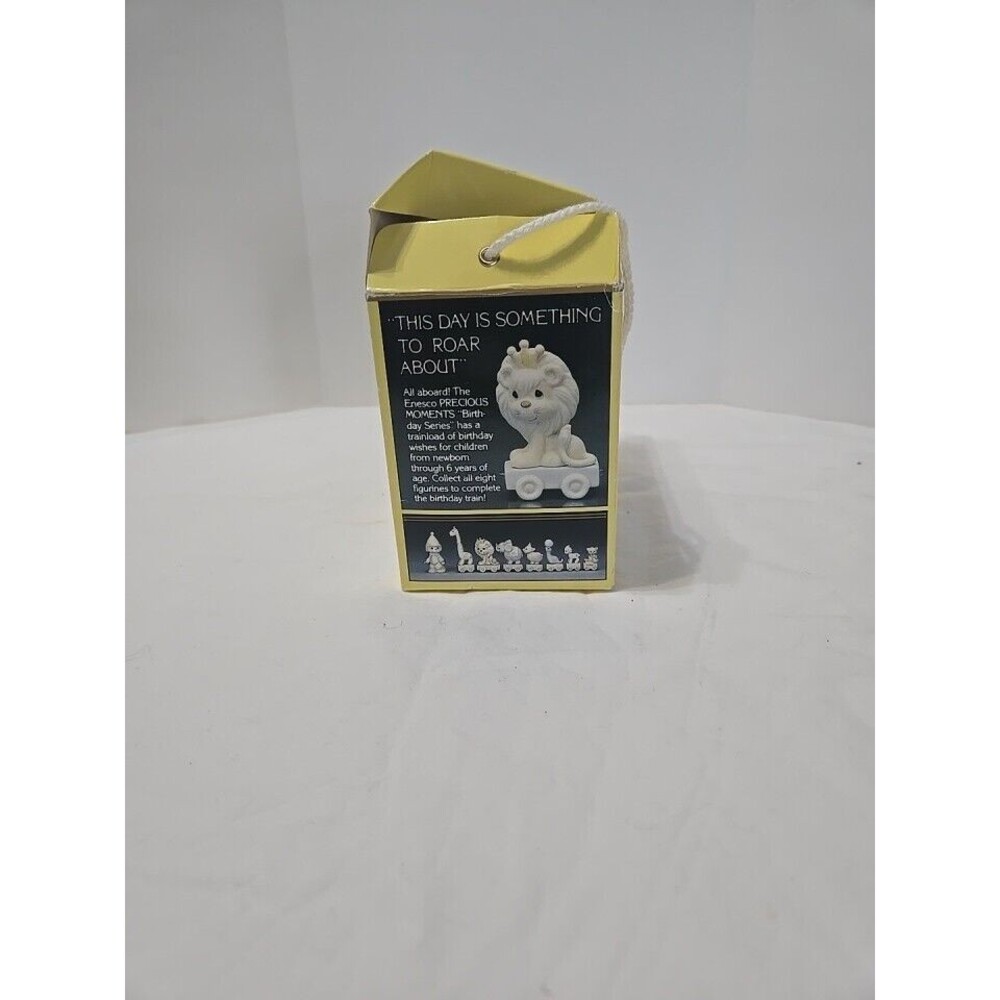 Precious Moments Birthday Series Train Lion Figurine Age 5